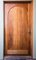 The Brown Planked Door