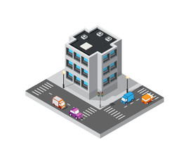 Obraz premium Urban area of the city