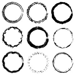 Circular Frame Textures Set