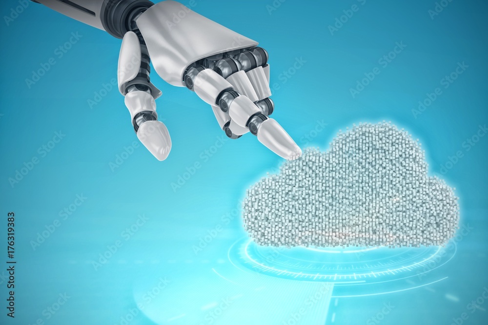 Poster composite image of composite image of cloud