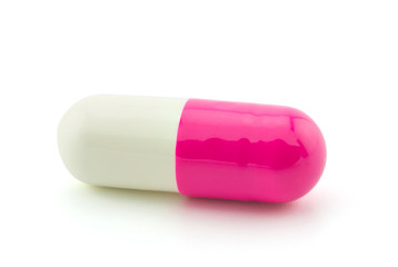 drug capsule, , isolated. Healthcare concept.