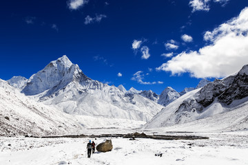 Fototapeta na wymiar Himalayan trek Nepal