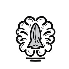 brain rocket logo