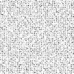 Seamless grunge natural-like vector texture on transparent background. Light, square grid variant.