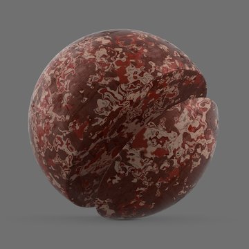 Cloudy burgundy acetate