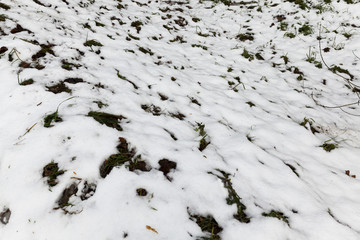 After snowfall