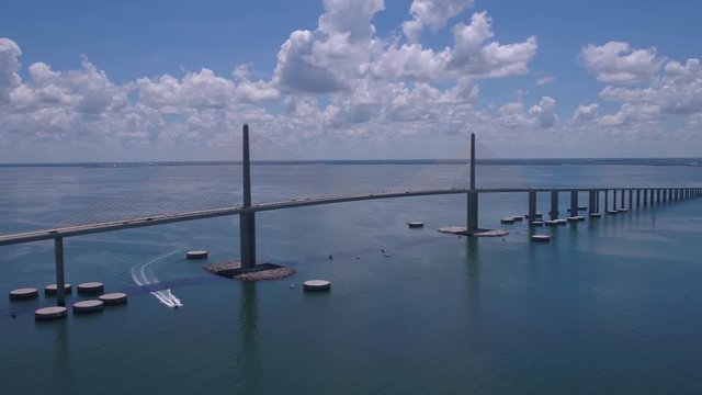 Aerial Florida Tampa July 2017 Sunny Day 4K Inspire 2