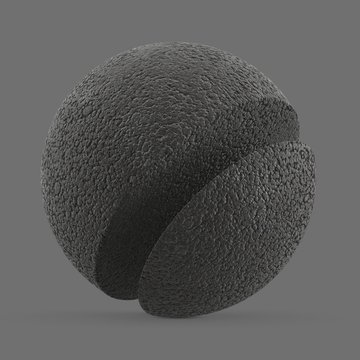 Mixed round gravel asphalt