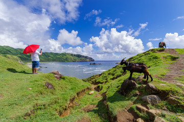 Fototapeta premium Imnajbu Old Naval Base Alapad, Batan Island , Batanes