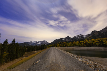 Road leading into the mountains