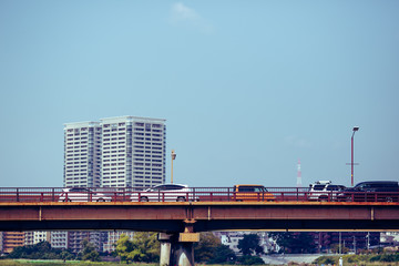 街並みと道路