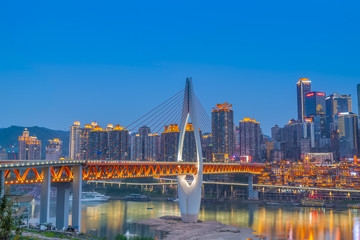 Fototapeta premium Urban architecture landscape and skyline