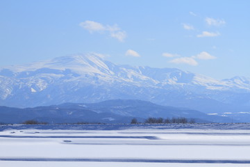 月山　冬晴れ3　Mt.Gassan, Yamagata, Japan