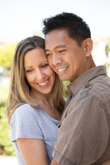Obraz premium Mixed race couple.