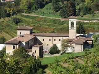 The Former Monastery of Astino - Bergamo, placed at the Astino Valley, part of the Bergamo Hills Regional Park