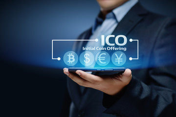 1600948 ICO Initial Coin Offering Business Internet Technology Concept