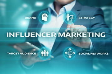 1600947 Influencer Marketing Plan Business Network Social Media Strategy Concept