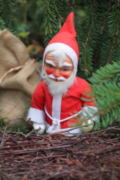 weihnachtsmann im wald