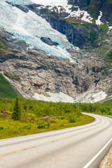 Naklejka premium Boyabreen Glacier in Norway