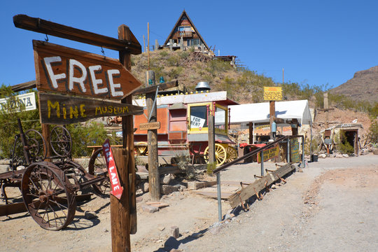 Oatman, Arizona, Route 66, Minen - Stollen