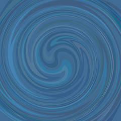 Abstract water swirl background. Spiral blue wave vector texture.