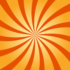 Abstract retro swirling radial pattern background