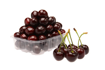 Dark ripe wild cherry stack