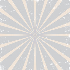 Vintage grunge rising sun, sunburst pattern