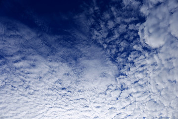 Clouds and blue sky background