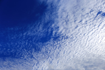 Clouds and blue sky background