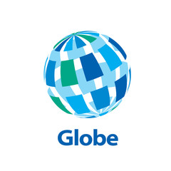 vector logo globe
