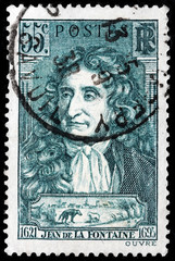 Jean de La Fontaine Stamp
