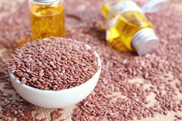 Flax seed with oil