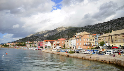 Fototapeta na wymiar Karlobag town in Croatia