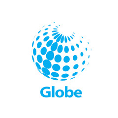 vector logo globe