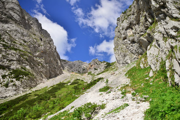 Kokrsko saddle with Grintovec mountain, Slovenia