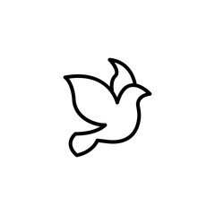 Funeral flat icon.