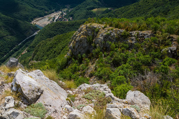 Fototapeta na wymiar Ovcar and Kablar Mountains in Serbia