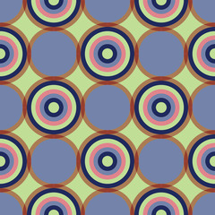 Retro seamless pattern with circles32