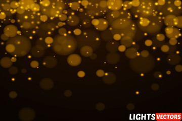 Winter with snow in transparent background