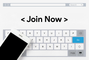 JOIN NOW CONCEPT