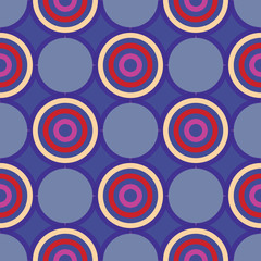 Retro seamless pattern with circles10
