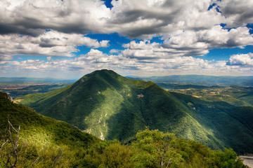 Fototapeta premium Ovcar and Kablar Mountains