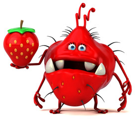 Fun germ - 3D Illustration