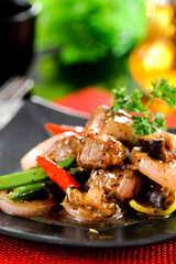 Beef stir fry