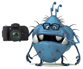 Fun germ - 3D Illustration