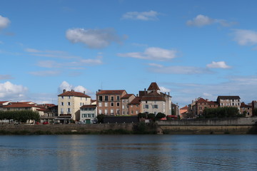 Fototapeta na wymiar Saint-Laurent-sur-Saône, France