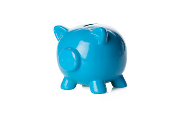 piggy bank isolated on white