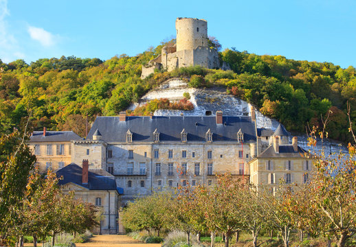 La roche-guyon vue du donjon, val d'Oise