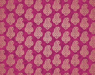 wedding card design, paisley floral pattern , India